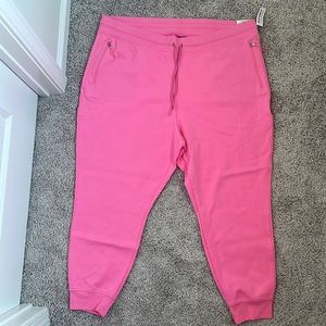 Brand new hot pink high rise joggers!!!